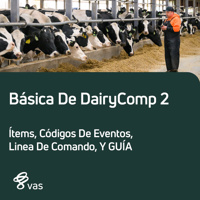 Básica de DairyComp 2: Ítems, Códigos de Eventos, Linea de Comando, y GUÍA