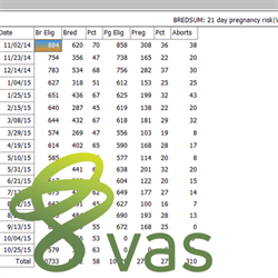 DairyComp Reproduction Analysis — VAS Training